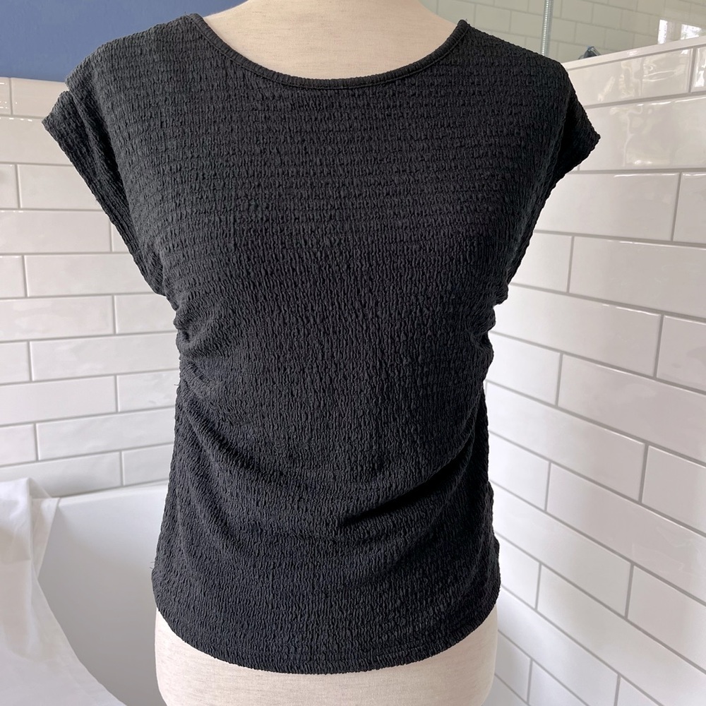 Astr Black Fitted Ruched Top

💵Bundle&Save💵